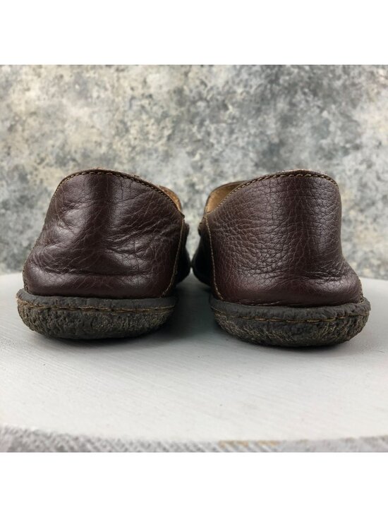 Born Men\'s Size 10.5 Brown Pebbled Leather Closed Toe Slip On Casual Loafers main image 4